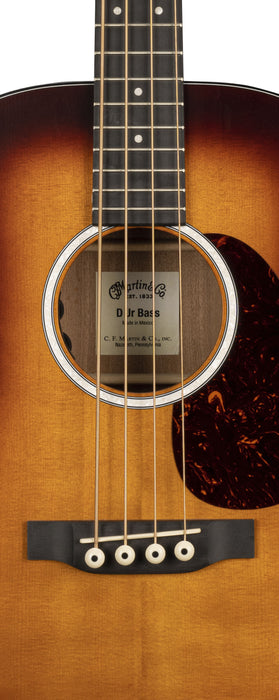 Martin DJr-10E Acoustic Electric Bass Sunburst with Gig Bag