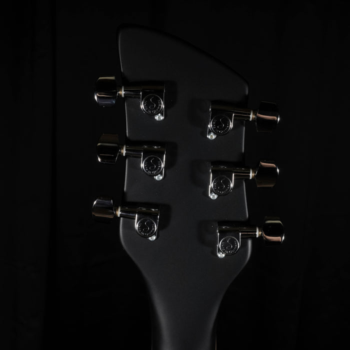 Rickenbacker 620MBL Six String Matte Black Solid Body Guitar With Case