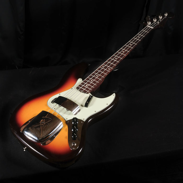 Fender Custom Shop 1964 Jazz Bass NOS Rosewood Neck Chocolate 3-Tone Sunburst With Case