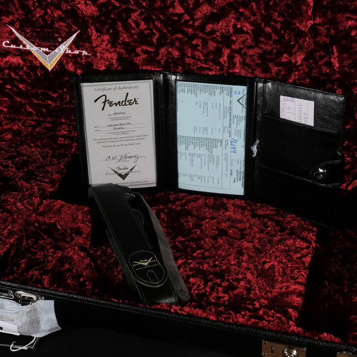 Fender Custom Shop 1964 Jazz Bass NOS Rosewood Neck Chocolate 3-Tone Sunburst With Case