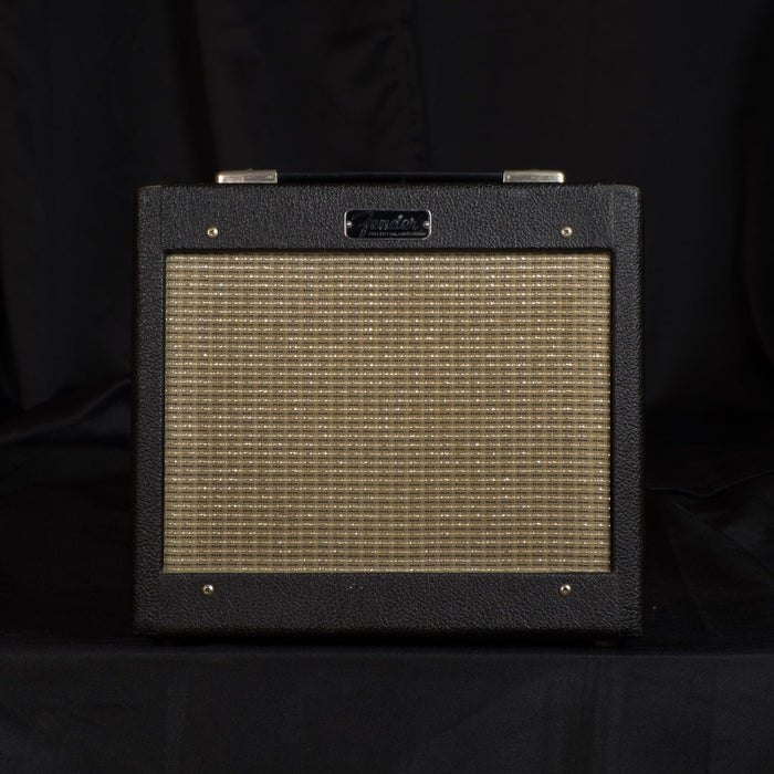 fender champ pedal Vintage Pre-CBS 1964 Fender Champ Guitar Amp Tweed in Black Combo — Truetone Music