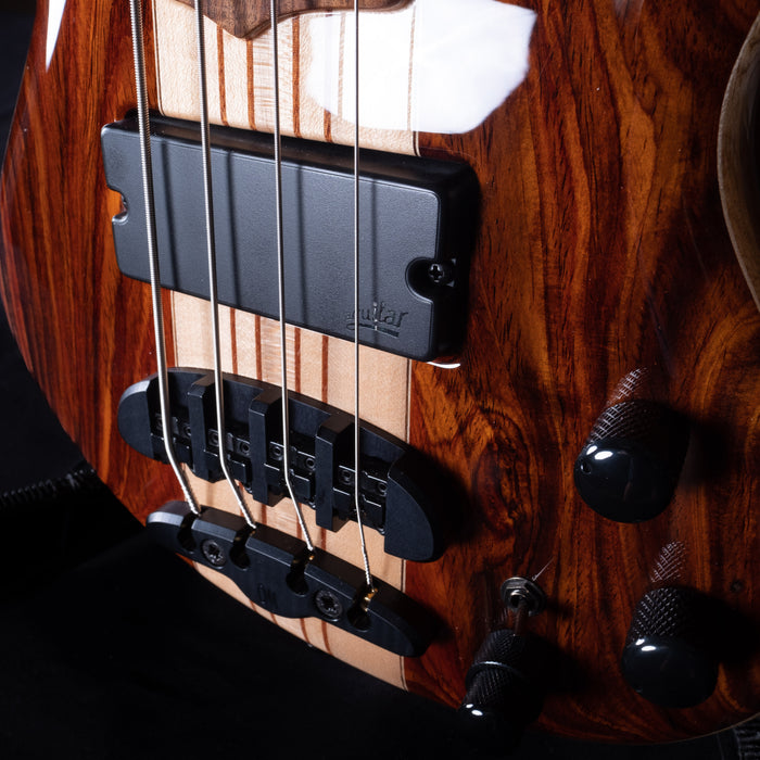 Mayones Cali4 Puzzle Bass Wenge & Purpleheart Body Purpleheart Fingerboard 4 of 4 ordered on 05/11/20