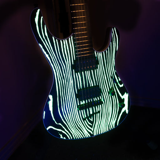 Mayones Setius 6 Gothic Black Luminactive Electric Guitar With Case