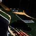 Fender Custom Shop Masterbuilt Carlos Lopez Heavy Relic Offset Subsonic Baritone Stratocaster Aged Cadillac Green Over Sunburst