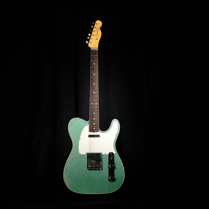 Pre Owned '19 Fender Custom Shop Limited Edition Telecaster Custom Relic Aged Seafoam Sparkle