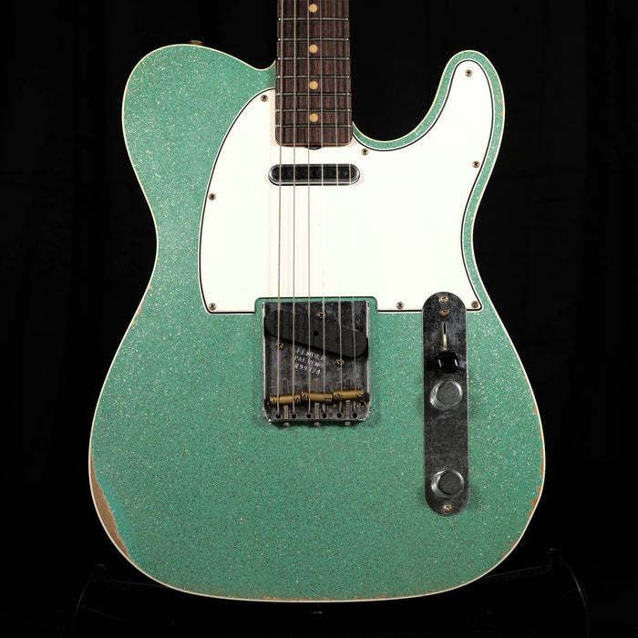Pre Owned '19 Fender Custom Shop Limited Edition Telecaster Custom Relic Aged Seafoam Sparkle