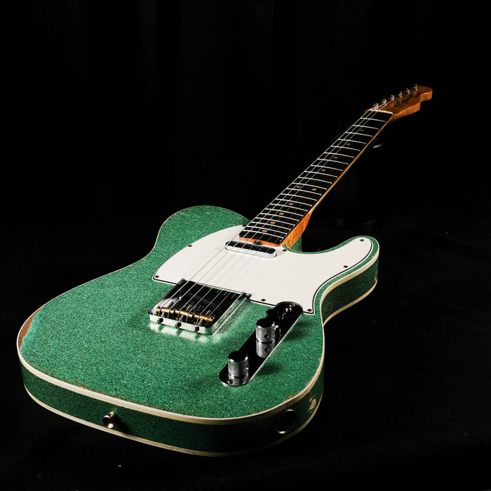 Pre Owned '19 Fender Custom Shop Limited Edition Telecaster Custom Relic Aged Seafoam Sparkle