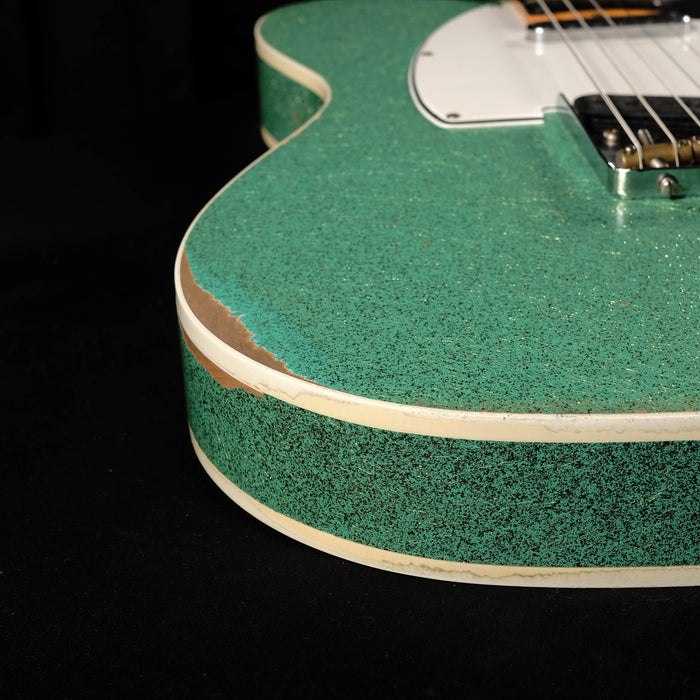 Pre Owned '19 Fender Custom Shop Limited Edition Telecaster Custom Relic Aged Seafoam Sparkle