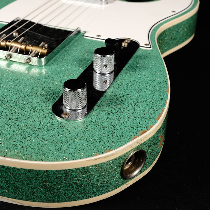 Pre Owned '19 Fender Custom Shop Limited Edition Telecaster Custom Relic Aged Seafoam Sparkle