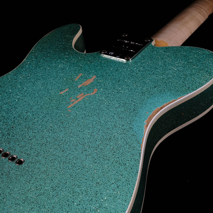 Pre Owned '19 Fender Custom Shop Limited Edition Telecaster Custom Relic Aged Seafoam Sparkle