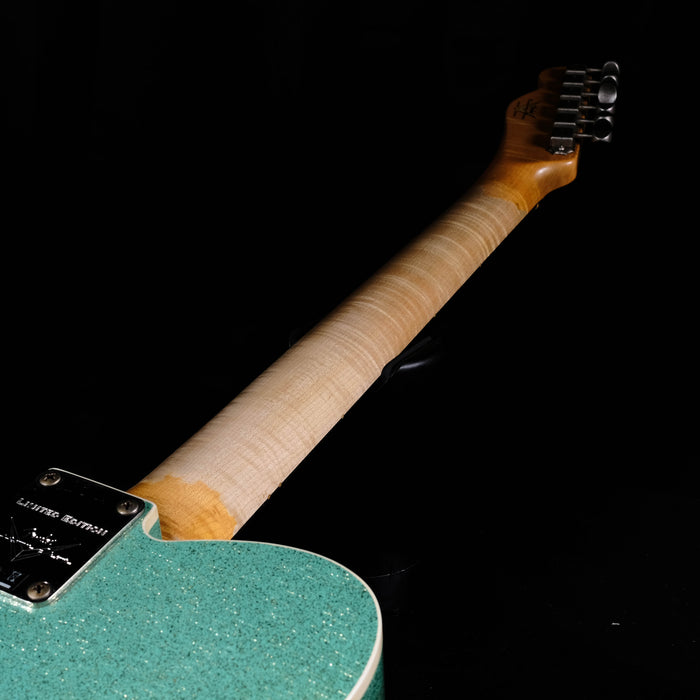 Pre Owned '19 Fender Custom Shop Limited Edition Telecaster Custom Relic Aged Seafoam Sparkle
