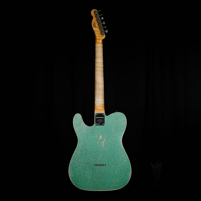 Pre Owned '19 Fender Custom Shop Limited Edition Telecaster Custom Relic Aged Seafoam Sparkle