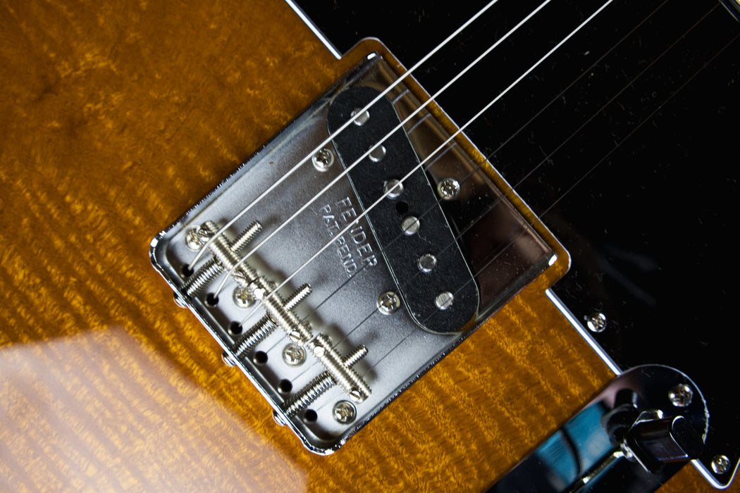 Fender Custom Shop Exclusive NOS 1960 Telecaster Custom Flame Mahogany Electric Guitar With Case