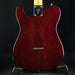 Pre Owned Fender American Design Select Carved Maple Top Telecaster Flame Maple Amber Sunburst