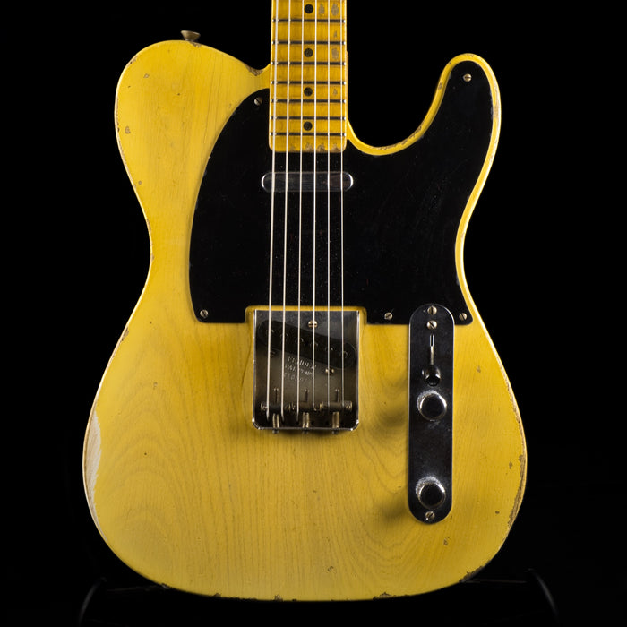 Fender Custom Shop Masterbuilt Kyle McMillin Limited Edition 70th Anniversary Broadcaster Relic Faded Nocaster Blonde