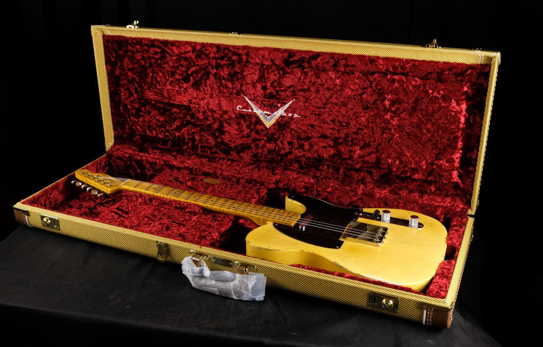 Fender Custom Shop Masterbuilt Kyle McMillin Limited Edition 70th Anniversary Broadcaster Relic Faded Nocaster Blonde