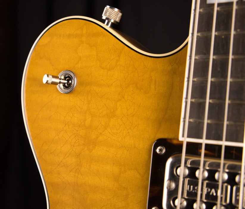 Gretsch Custom Shop Masterbuilt Stephen Stern G6120CS '62 Doublecut Closet Classic Dark Amber Natural Electric Guitar With Case