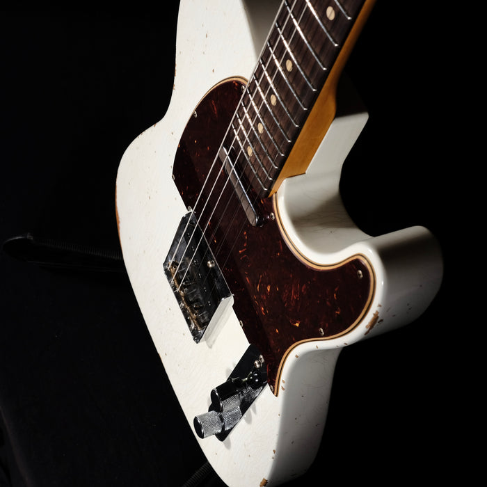 Pre Owned Fender Custom Shop NAMM Limited Edition '63 Telecaster Relic Olympic White w/ OHSC