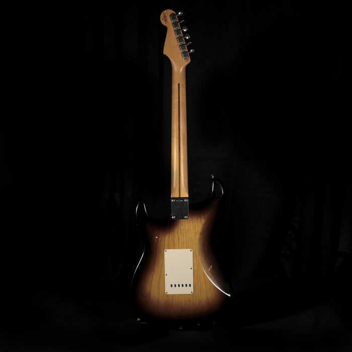 Pre Owned '13 Fender Custom Shop '55 Closet Classic Stratocaster 2 Tone Sunburst C of A OHSC