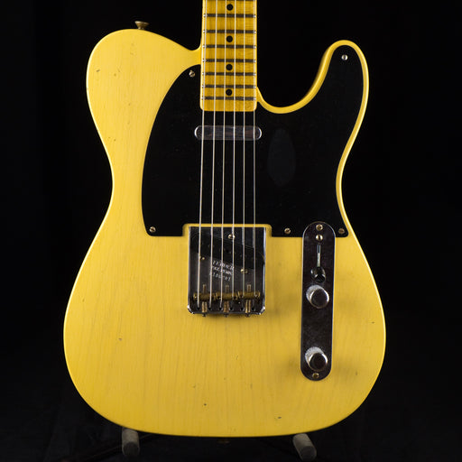 Fender Custom Shop Limited Edition 70th Anniversary 1950 Broadcaster Journeyman Relic Nocaster Blonde Electric Guitar With Case