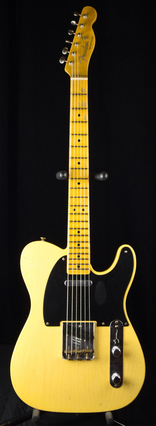 Fender Custom Shop Limited Edition 70th Anniversary 1950 Broadcaster Journeyman Relic Nocaster Blonde Electric Guitar With Case