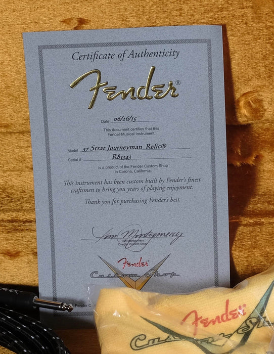 Fender Custom Shop '57 Journeyman Stratocaster Aged Lake Placid Blue