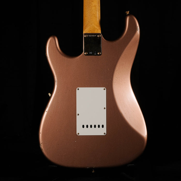 Preowned Fender Custom Shop "Golden Rose" 1959 Strat Relic Copper Metallic With OHSC