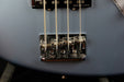 Used Fender American Elite Maple Neck Jazz Bass Satin Ice Blue Metallic OHSC