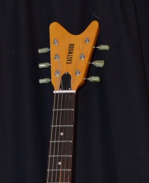 Eastwood Moderne Guitar Natural Finish with Gig Bag