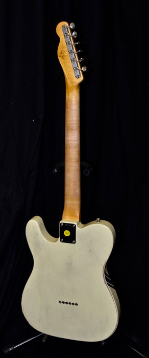 Pre Owned '17 Fender Custom Shop Masterbuilt Greg Fessler 1963 Relic Telecaster  Vintage White Blue Stripes w/ OHSC