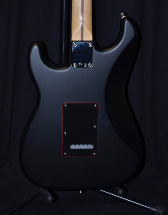 Used Fender Special Edition Noir Stratocaster Electric Guitar Satin Black W/ Bag