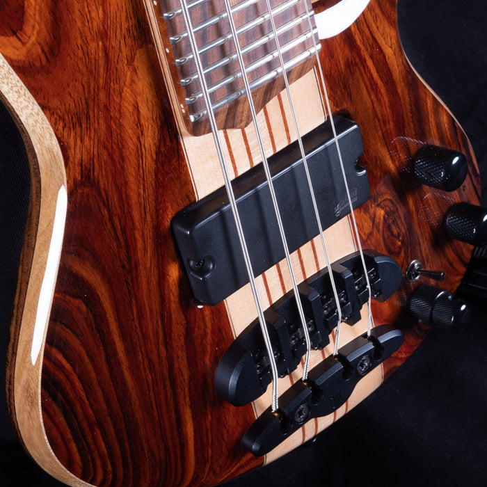 Mayones Cali4 Puzzle Bass Wenge & Purpleheart Body Purpleheart Fingerboard 4 of 4 ordered on 05/11/20