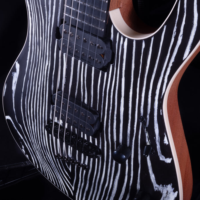 Mayones Setius 6 Gothic Black Luminactive Electric Guitar With Case