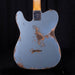 Fender Custom Shop '64 Telecaster Custom Heavy Relic Aged Blue Ice Metallic