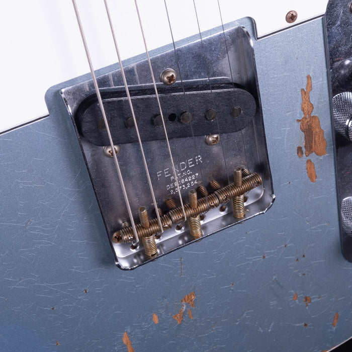 Fender Custom Shop '64 Telecaster Custom Heavy Relic Aged Blue Ice Metallic