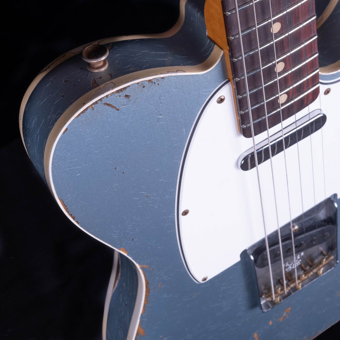Fender Custom Shop '64 Telecaster Custom Heavy Relic Aged Blue Ice Metallic