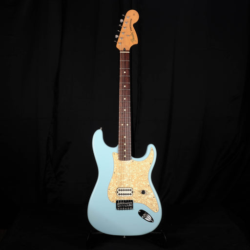Used 2002 Fender Tom Delonge Hardtail Stratocaster Daphne Blue Electric Guitar
