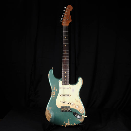 Fender Custom Shop Limited Edition Roasted 1959 Stratocaster Heavy Relic Rosewood Aged Sherwood Green Metallic