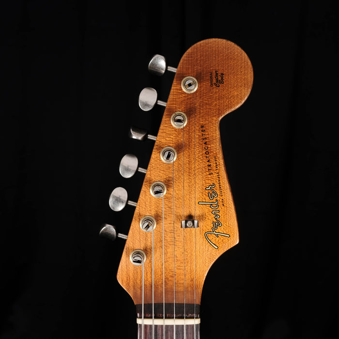DISC - Fender American Vintage '59 Stratocaster Slab Rosewood Sherwood Green Metallic