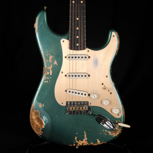 Fender Custom Shop Limited Edition Roasted 1959 Stratocaster Heavy Relic Rosewood Aged Sherwood Green Metallic