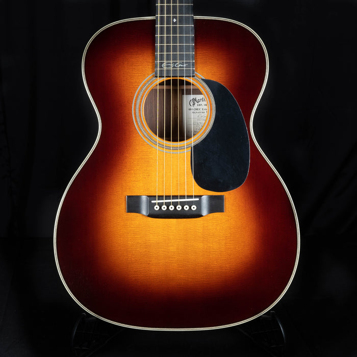 Used '17 Martin 000-28EC Eric Clapton Signature Model Sunburst Acoustic Guitar w OHSC
