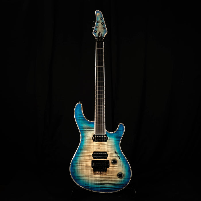 Mayones Regius Pro 6 Jeans Black 3 Tone Blue Burst Electric Guitar