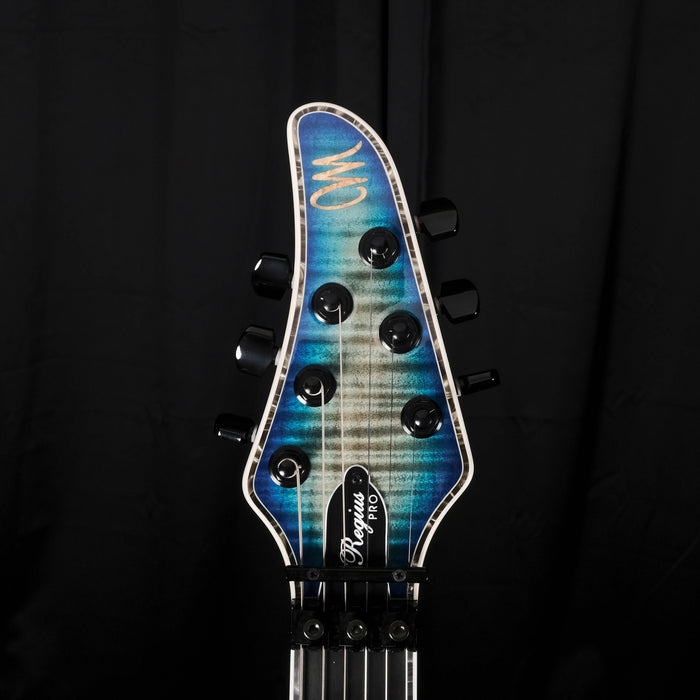 Mayones Regius Pro 6 Jeans Black 3 Tone Blue Burst Electric Guitar