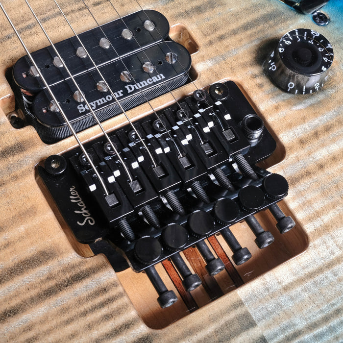 Mayones Regius Pro 6 Jeans Black 3 Tone Blue Burst Electric Guitar