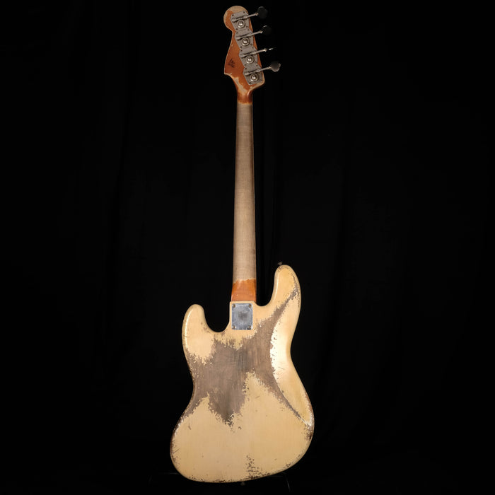 Fender Custom Shop Masterbuilt Vincent Van Trigt 66 Jazz Bass Aged Olympic White Heavy Relic