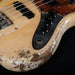 Fender Custom Shop Masterbuilt Vincent Van Trigt 66 Jazz Bass Aged Olympic White Heavy Relic