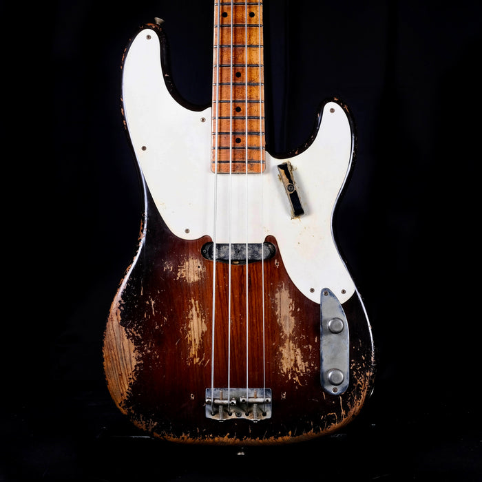 Fender Custom Shop Masterbuilt Vincent Van Trigt 1955 Precision Bass Heavy Relic 2-Tone Sunburst