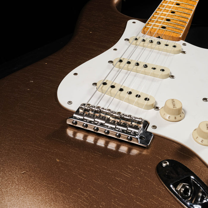 Fender Custom Shop Limited Edition '50s Stratocaster Journeyman Relic - Aged Firemist Gold With Case