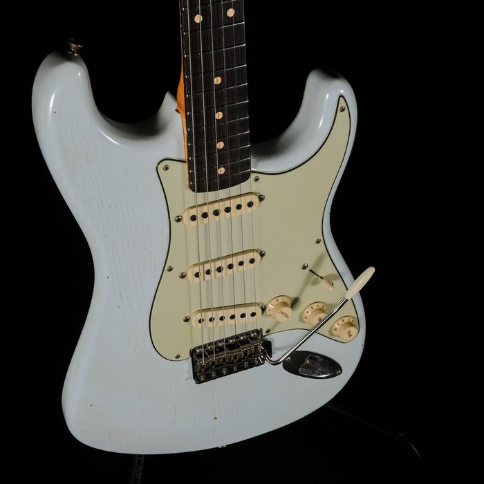 Pre Owned '19 Fender Custom Shop  "59 Special" Stratocaster Journeyman Relic Super Faded Sonic Blue w/ OHSC