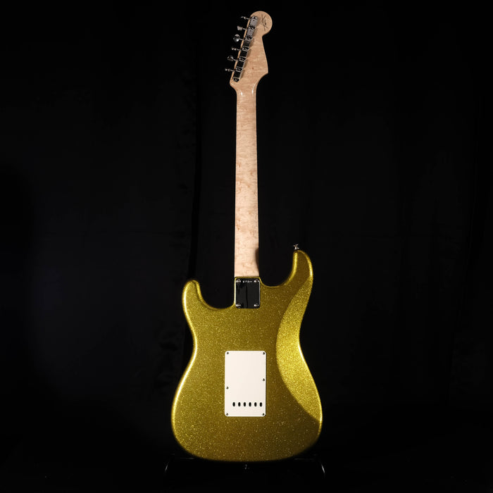 Pre Owned 07 Fender Custom Shop Signed Dick Dale Chartreuse Sparkle Stratocaster